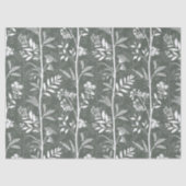 Garden Dream Elegant Botanicals - forest green Tissuepapier (Voorkant)