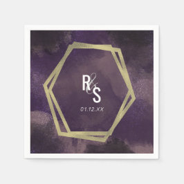 Garden Dreamweaver Roos Faux Gold Splash Wedding Servet