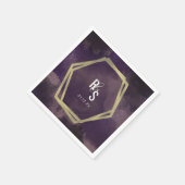 Garden Dreamweaver Roos Faux Gold Splash Wedding Servet (Hoek)