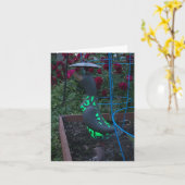 Garden Duck Kaart (Gele Bloem)
