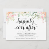 Garden Elegance Wedding Rehearsal Dinner Invites Kaart (Voorkant)
