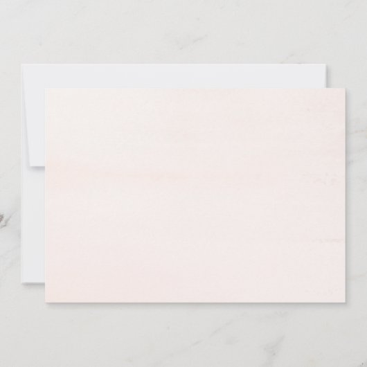 Garden Elegance Wedding Rehearsal Dinner Invites Kaart (Achterkant)