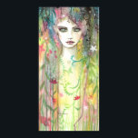 Garden Faerie Woman Abstract Pop Art Poster<br><div class="desc">"Garden Faerie" © Molly Harrison 2012 www.mollyharrisonart.com Van mijn oorspronkelijke waterverf en acrylschilderij.</div>