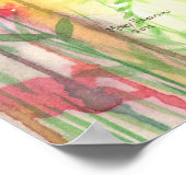 Garden Faerie Woman Abstract Pop Art Poster (Hoek)