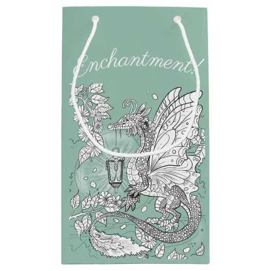 Garden Faery Dragon Klein Cadeauzakje (Achterkant)