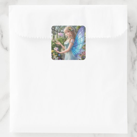 Garden Fairy AI Generated Sticker (Tas)