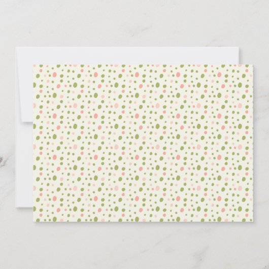 Garden Fairy Birthday Uitnodiging (Achterkant)