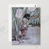 Garden Fairy Briefkaart (Voorkant / Achterkant)