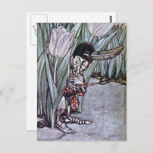 Garden Fairy Briefkaart (Voorkant / Achterkant)