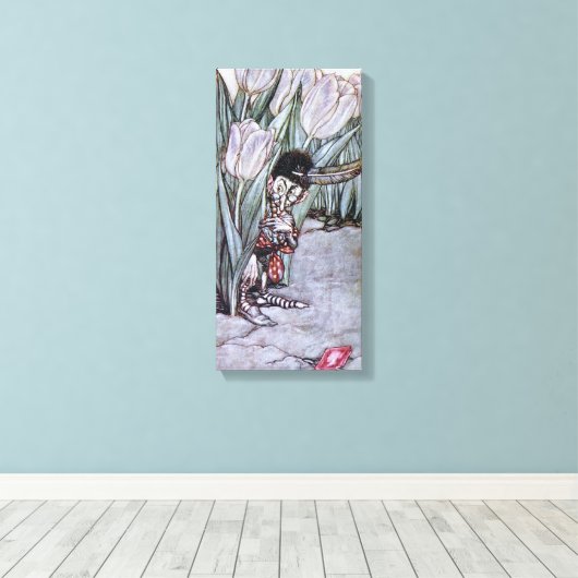 Garden Fairy Canvas Afdruk (Insitu (Houten vloer))