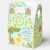 Garden Fairy met vrienden van het huisdier Verjaar Bedankdoosjes (Geopend)