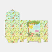 Garden Fairy met vrienden van het huisdier Verjaar Bedankdoosjes (Uitgevouwen)