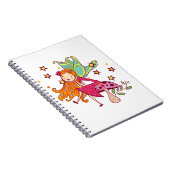 Garden Fairy op paddenstoel Notitieboek (Rechterzijde)