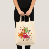 Garden Fairy op paddenstoel Tote Bag (Voorkant (product))
