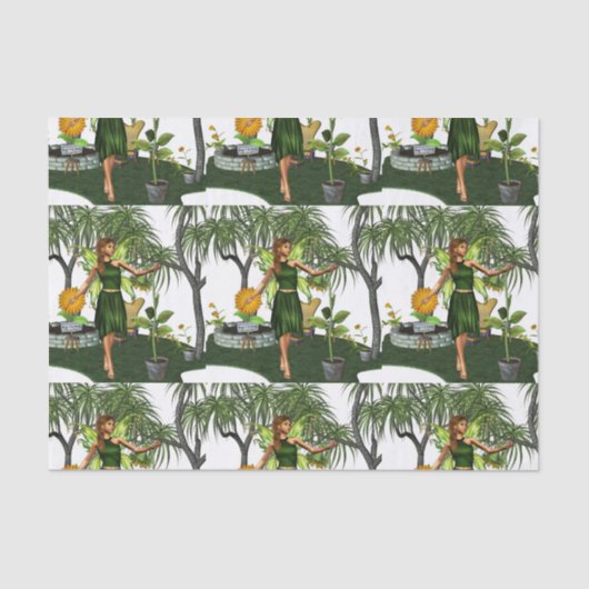 Garden Fairy Tissuepapier (Voorkant)