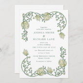 Garden Fairytale Wedding Invitations Kaart (Voorkant / Achterkant)