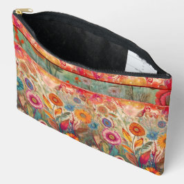Garden Fantasy Zippered Pouch Etui