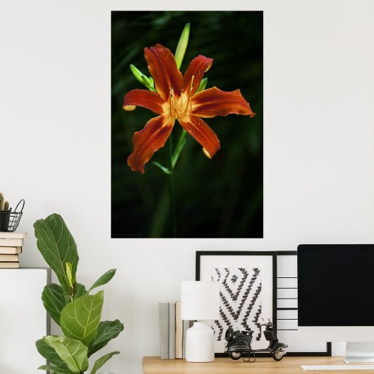 Garden Flame Print (Thuiskantoor)