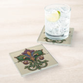 Garden Fleur-de-Lis Onderzetter (Schuin)