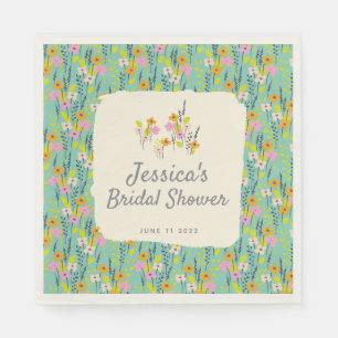 Garden Floral Bridal Shower Servet