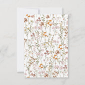 Garden Floral Calligraphy 18e verjaardag Kaart (Achterkant)