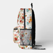 Garden Floral Pattern Bedrukte Rugzak (Rechts)