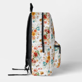 Garden Floral Pattern Bedrukte Rugzak (Links)