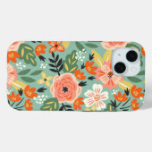 Garden Floral Pattern Case-Mate iPhone Case (Achterkant (horizontaal))