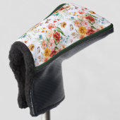 Garden Floral Pattern Golfheadcover (3/4 voorkant)