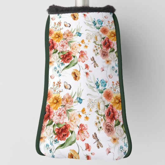 Garden Floral Pattern Golfheadcover (Draai 90)