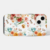 Garden Floral Pattern iPhone Hoesje (Achterkant horizontaal)