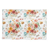 Garden Floral Pattern Kussensloop (Achterkant)