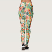 Garden Floral Pattern Leggings (Achterkant)