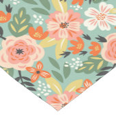 Garden Floral Pattern Medium Tafelloper (Hoek)