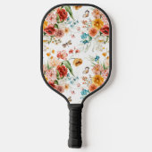 Garden Floral Pattern Pickleball Paddle (Achterkant)