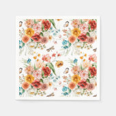 Garden Floral Pattern Servet (Voorkant)