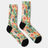 Garden Floral Pattern Sokken (Rechts)