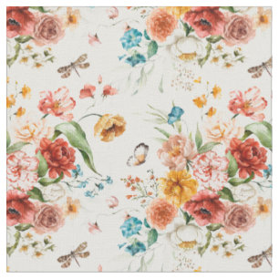 Garden Floral Pattern Stof