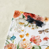 Garden Floral Pattern Strandlaken (In situ)