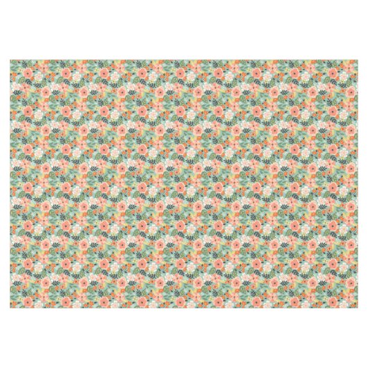 Garden Floral Pattern Tafelkleed (Voorkant (Horizontaal))