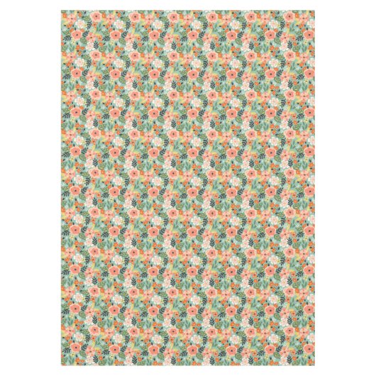 Garden Floral Pattern Tafelkleed (Voorkant)