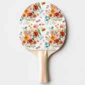 Garden Floral Pattern Tafeltennisbatje (Voorkant)