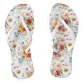 Garden Floral Pattern Teenslippers (Voetbed)