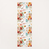 Garden Floral Pattern Yogamat (Voorkant)