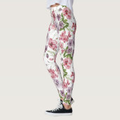 Garden Floral Seamless Pattern Leggings (Links)