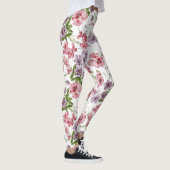 Garden Floral Seamless Pattern Leggings (Rechts)