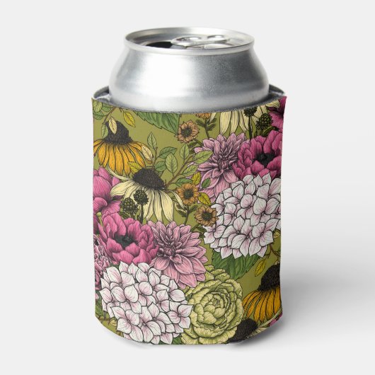 Garden florals 2 blikjeskoeler (Blikje Voorkant)