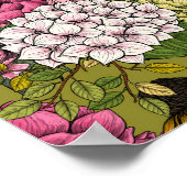Garden florals 2 poster (Hoek)
