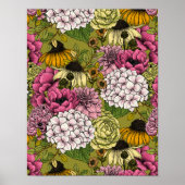 Garden florals 2 poster (Voorkant)