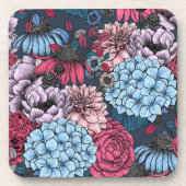 Garden florals bier onderzetter (Voorkant)